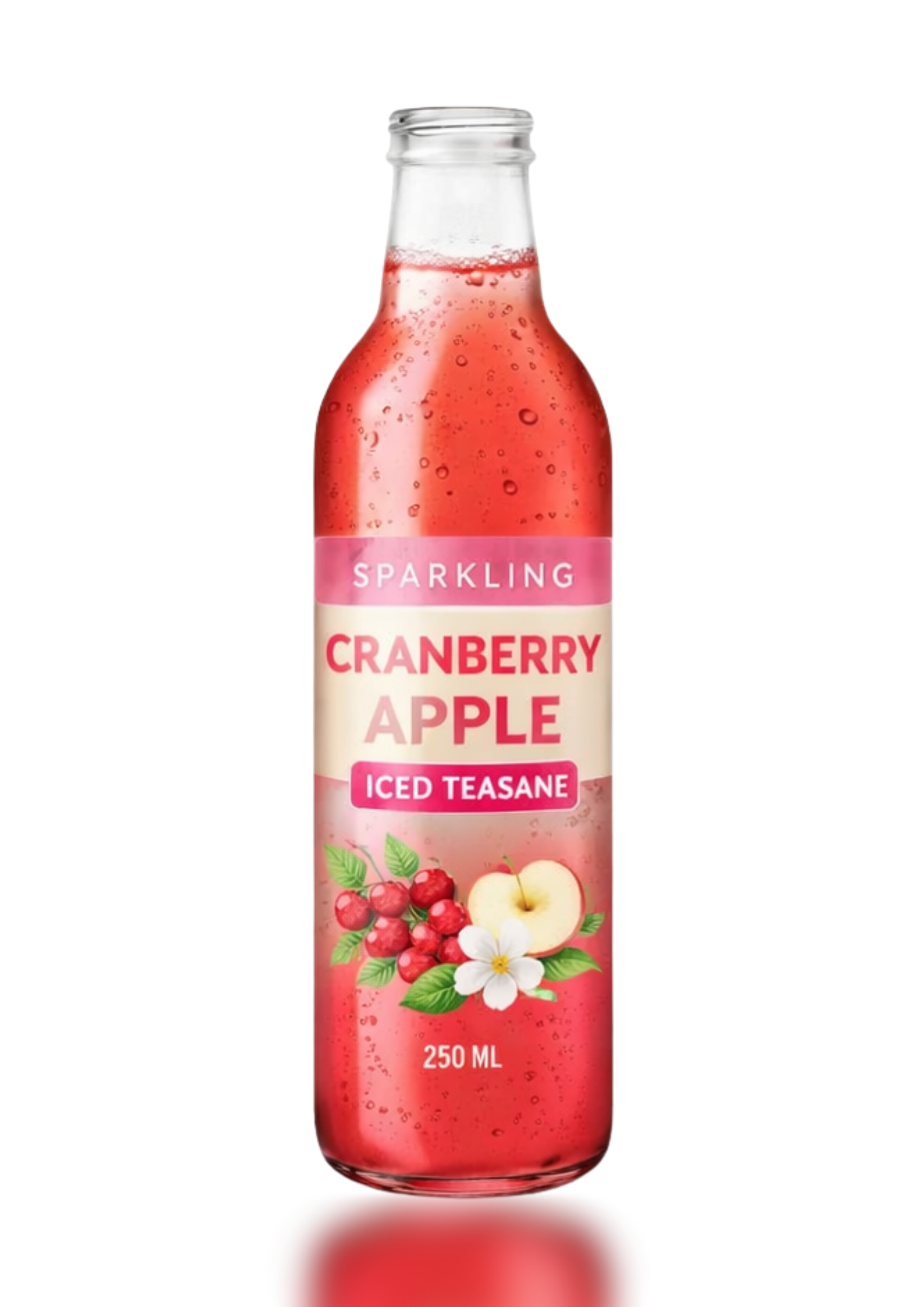 Sparkling Cranberry Apple Iced Teasane - 250ml