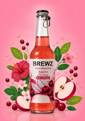 Cranberry Apple Sparkling Iced Tea